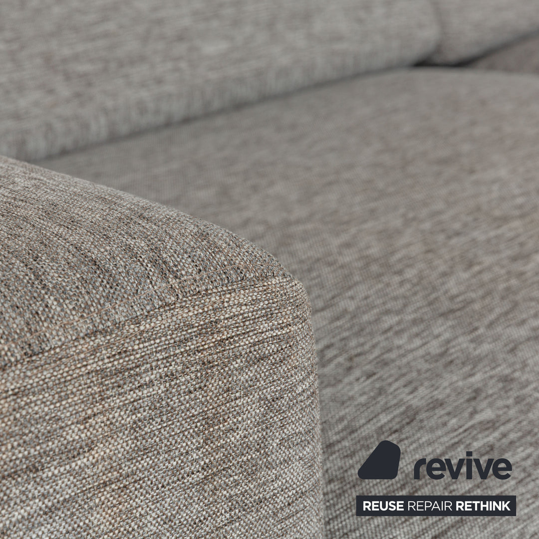 Canapé deux places en tissu gris Bolia Sepia