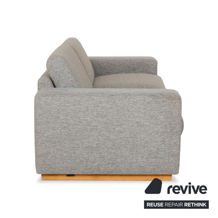 Canapé deux places en tissu gris Bolia Sepia