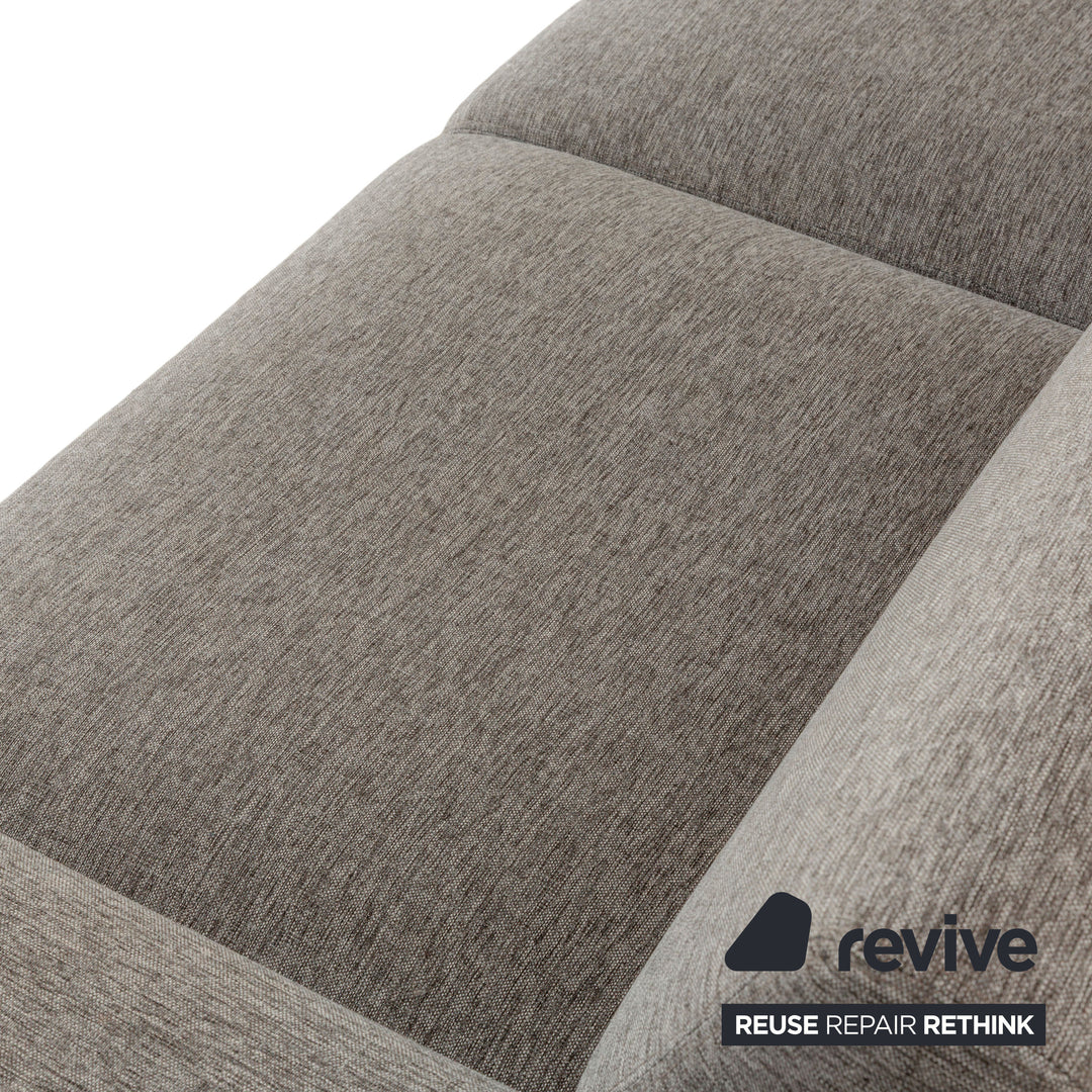 Canapé deux places en tissu gris Bolia Sepia