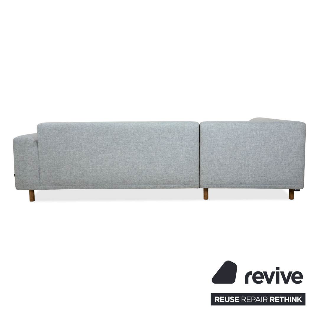 Bolia Stoff Ecksofa Hellgrau Blau Sofa Couch