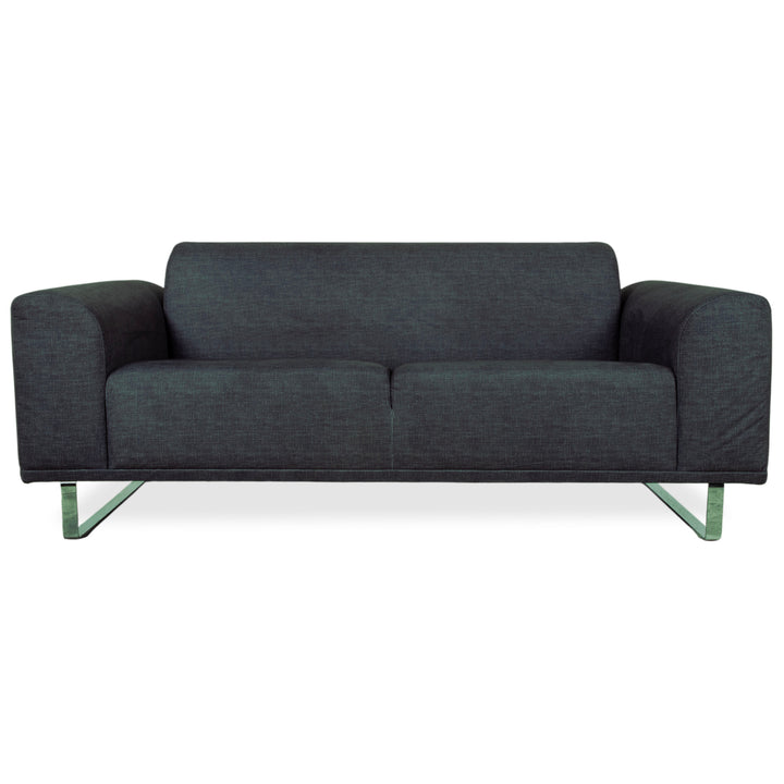 Bolia Stoff Zweisitzer Blau Grün Petrol Sofa Couch