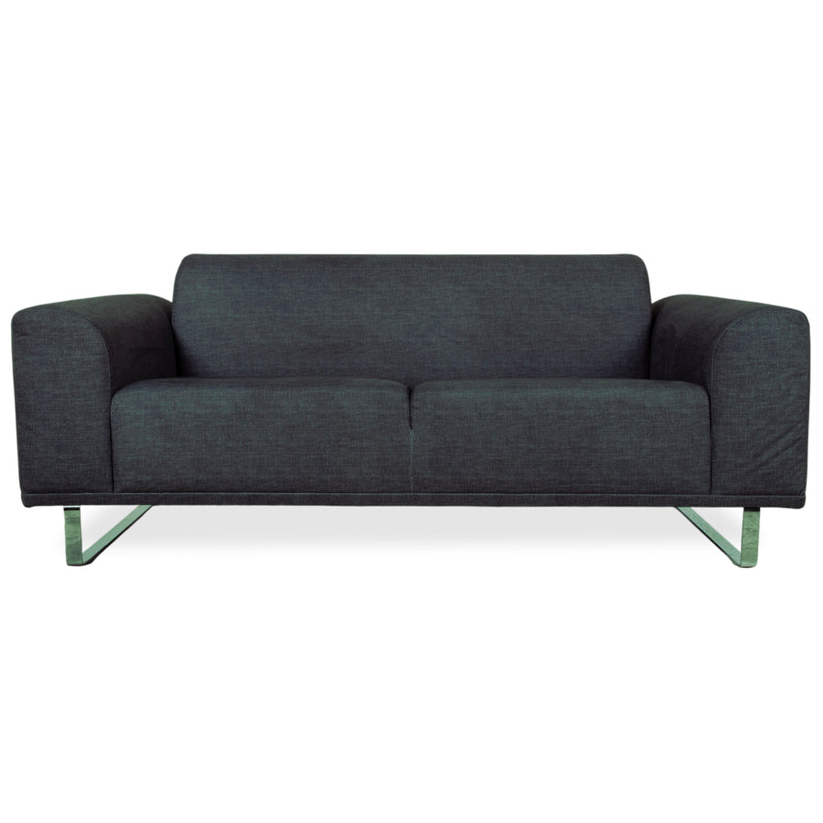Bolia Stoff Zweisitzer Blau Grün Petrol Sofa Couch