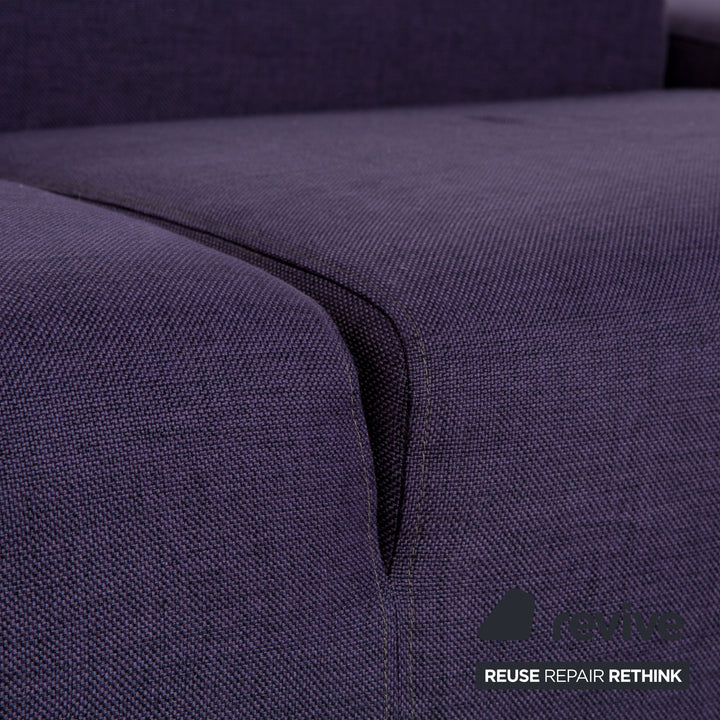 Bolia Stoff Zweisitzer Blau Lila Sofa Couch