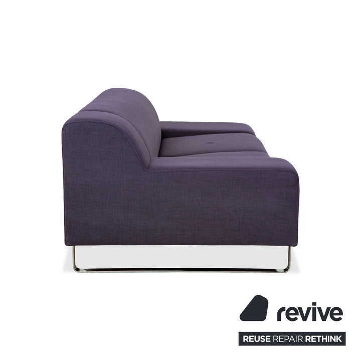 Bolia Stoff Zweisitzer Blau Lila Sofa Couch