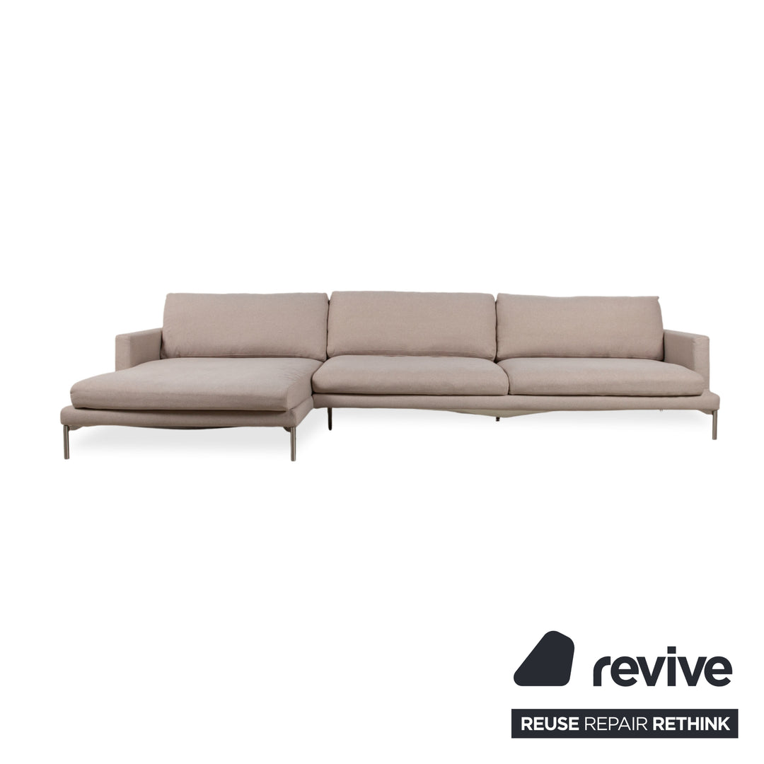 Canapé d'angle en tissu Bolia Veneda, crème beige