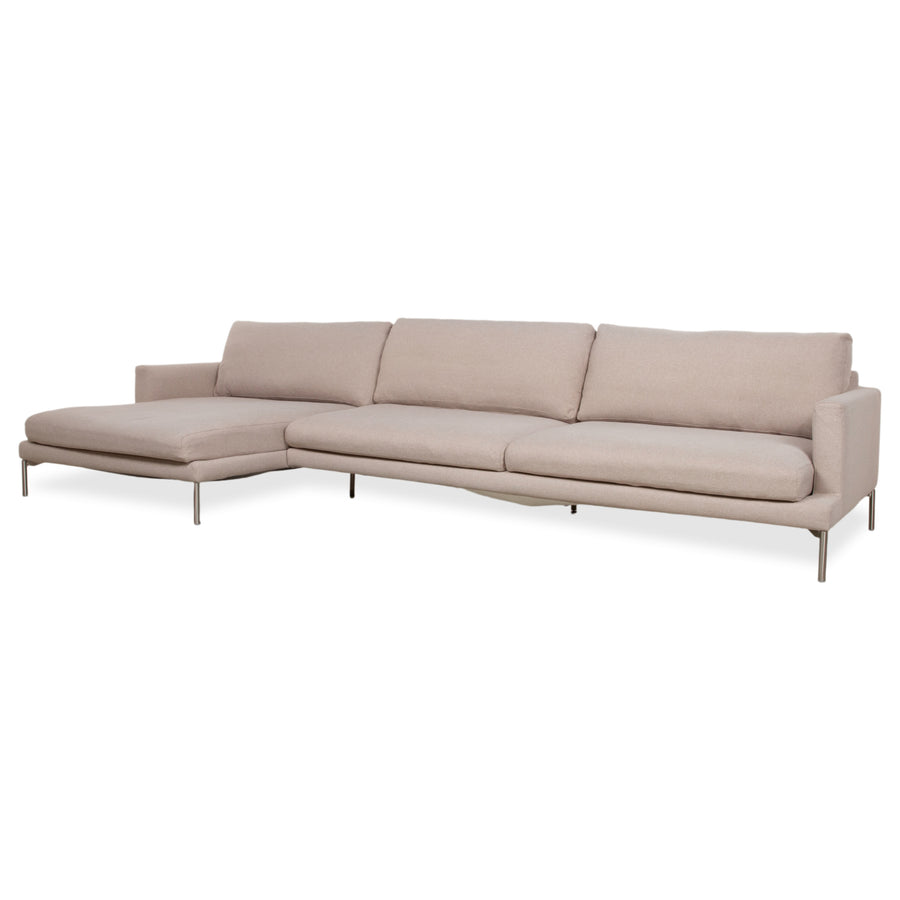 Canapé d'angle en tissu Bolia Veneda, crème beige
