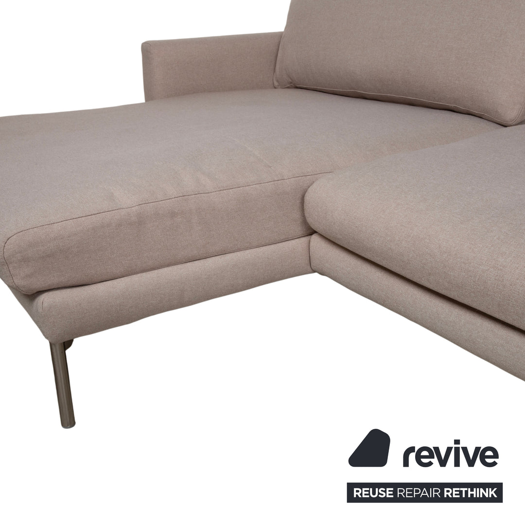 Canapé d'angle en tissu Bolia Veneda, crème beige