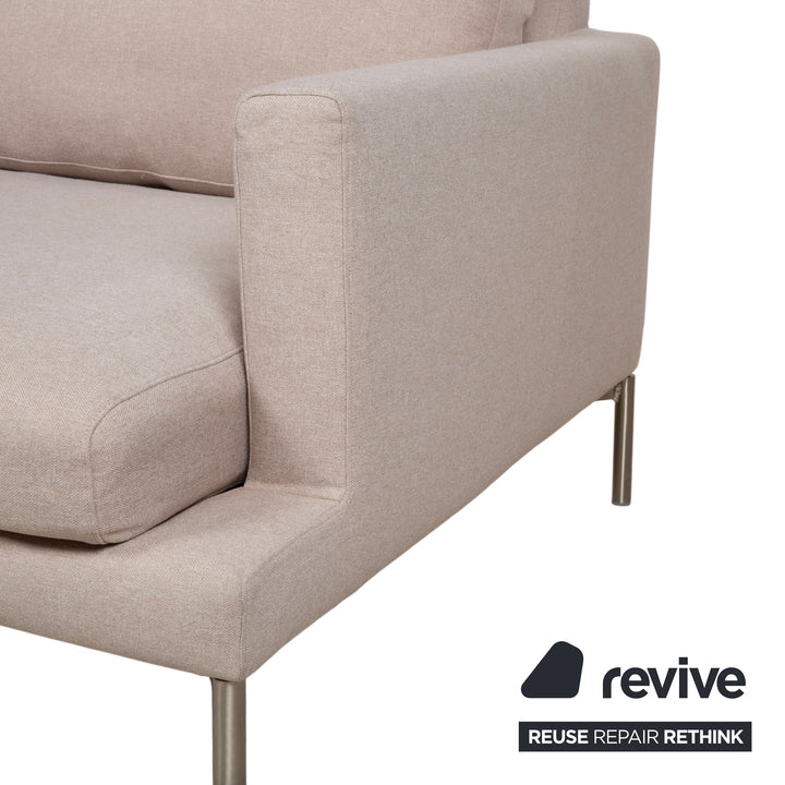 Canapé d'angle en tissu Bolia Veneda, crème beige