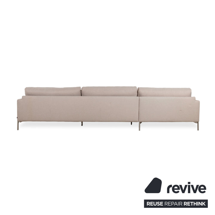 Canapé d'angle en tissu Bolia Veneda, crème beige