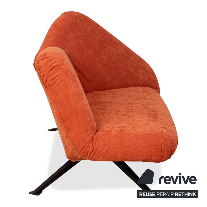 Bonaldo Papillon Canapé-lit deux places Tissu orange fonction manuelle fonction couchage