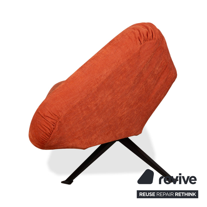Bonaldo Papillon Canapé-lit deux places Tissu orange fonction manuelle fonction couchage