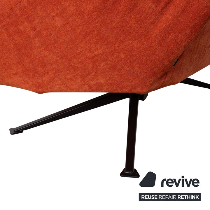 Bonaldo Papillon Canapé-lit deux places Tissu orange fonction manuelle fonction couchage