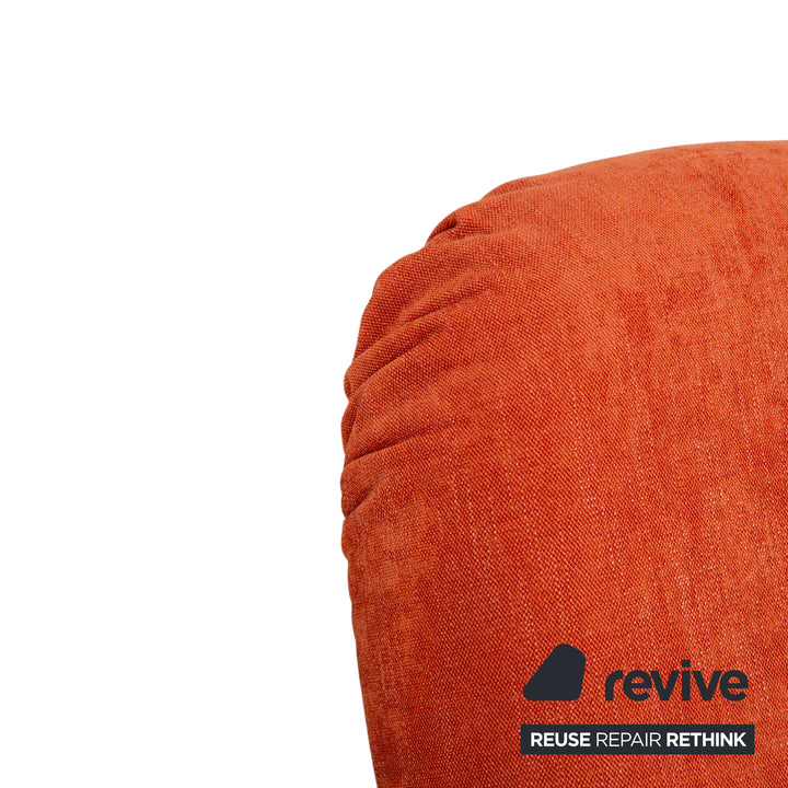Bonaldo Papillon Canapé-lit deux places Tissu orange fonction manuelle fonction couchage