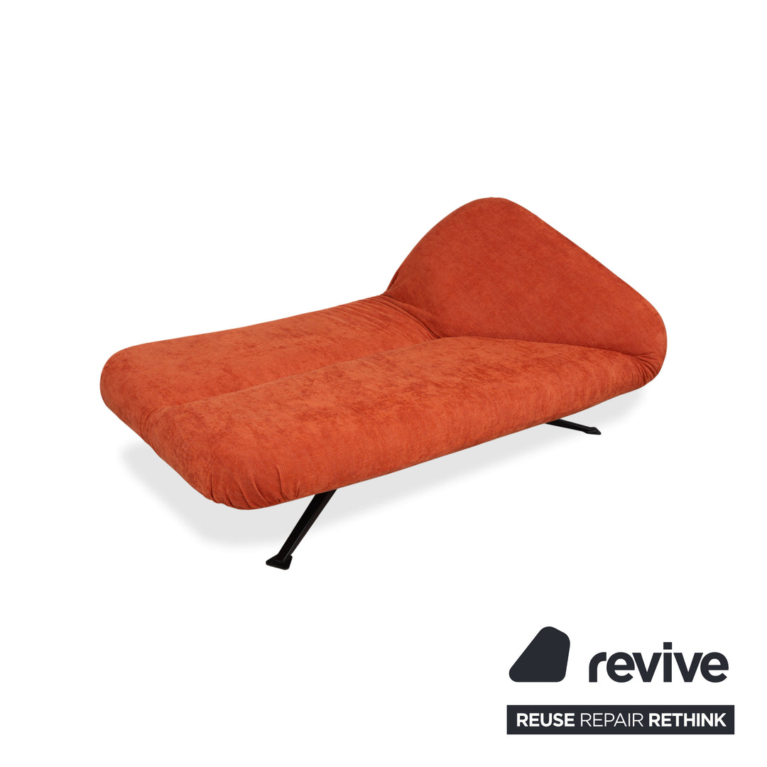 Bonaldo Papillon Canapé-lit deux places Tissu orange fonction manuelle fonction couchage