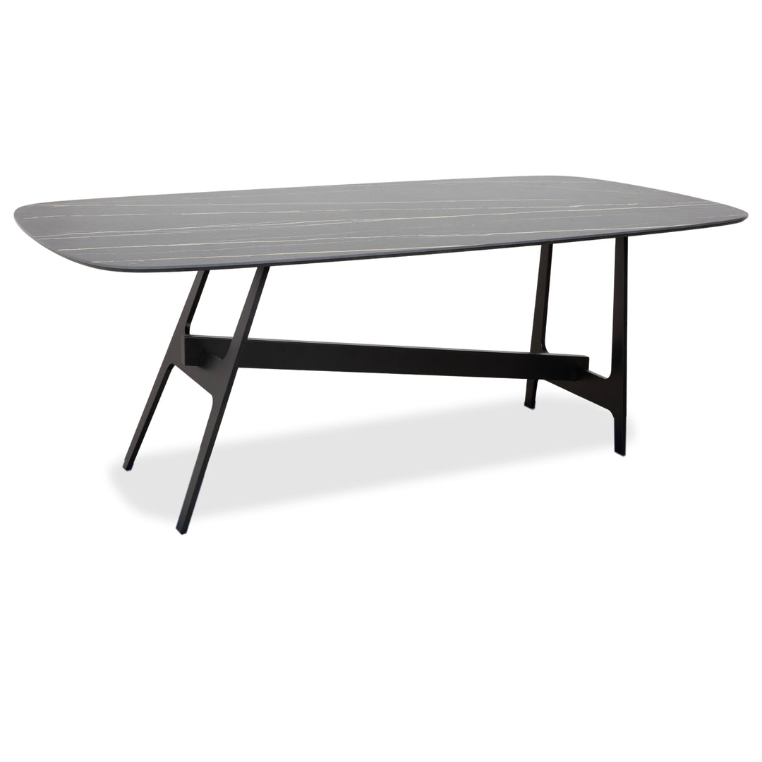 Bonaldo Slot Esstisch Schwarz Weiß Anthrazit 200 x 108cm by Giuseppe Viganò