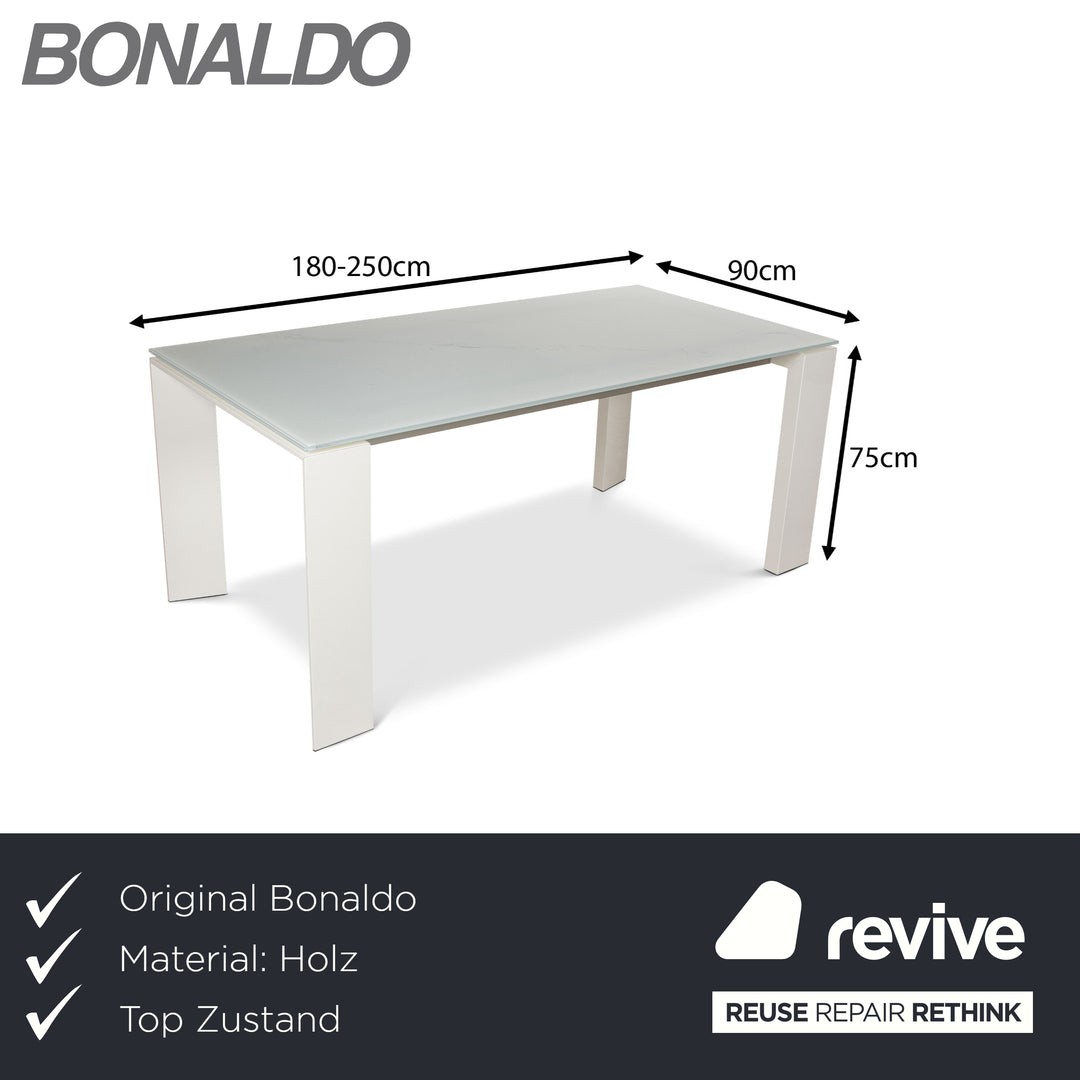 Table à manger en bois Bonaldo Twice Salle à manger blanche