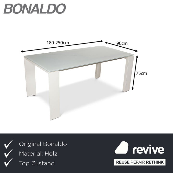 Table à manger en bois Bonaldo Twice Salle à manger blanche