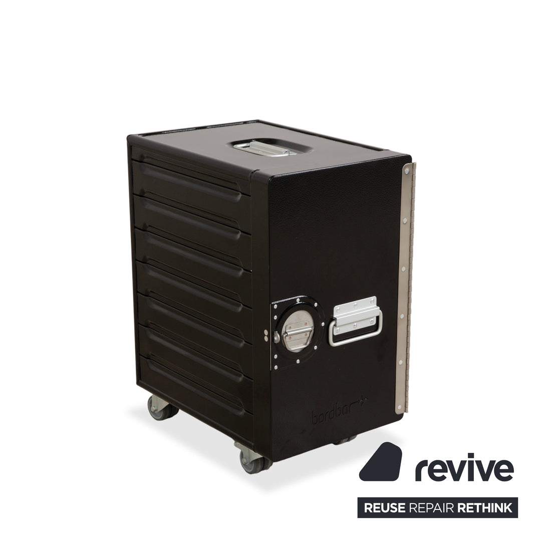 bordbar Box Container Black Right-Hand Hinge Aircraft Trolley incl. Accessories