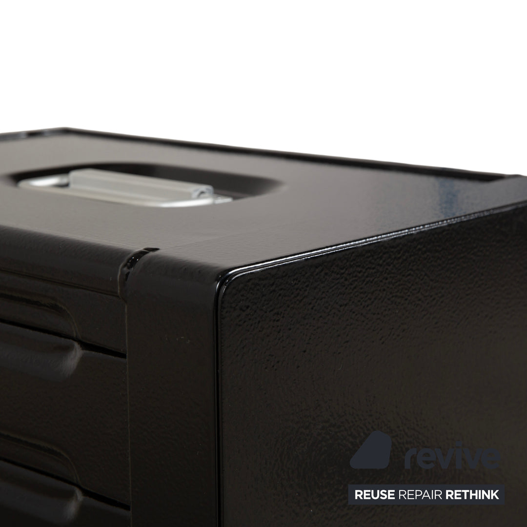 bordbar Box Container Schwarz Anschlag rechts Flugzeugtrolley inkl. Zubehör