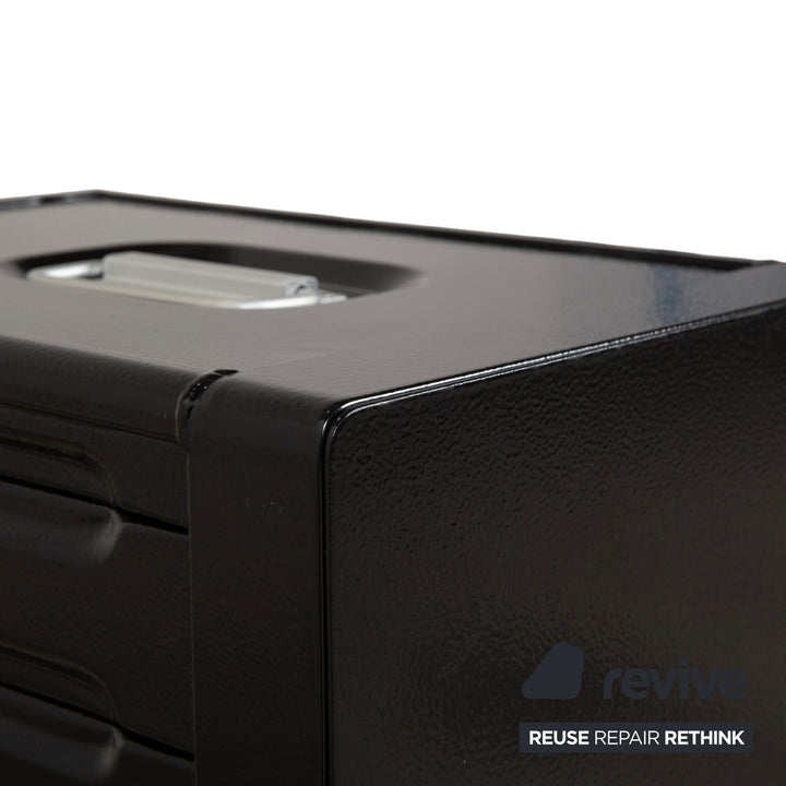 bordbar Box Container Schwarz Anschlag rechts Flugzeugtrolley inkl. Zubehör