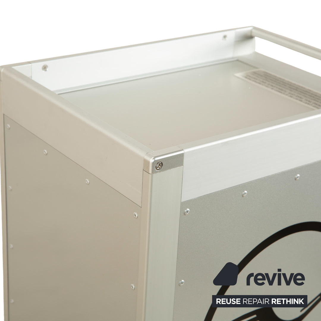 bordbar Lufthansa Ju 52 und voyager Flugzeugtrolley mit Fachboden und Kunststoffschubkasten Silber Grau mit storage neon equipment Rot Schwarz