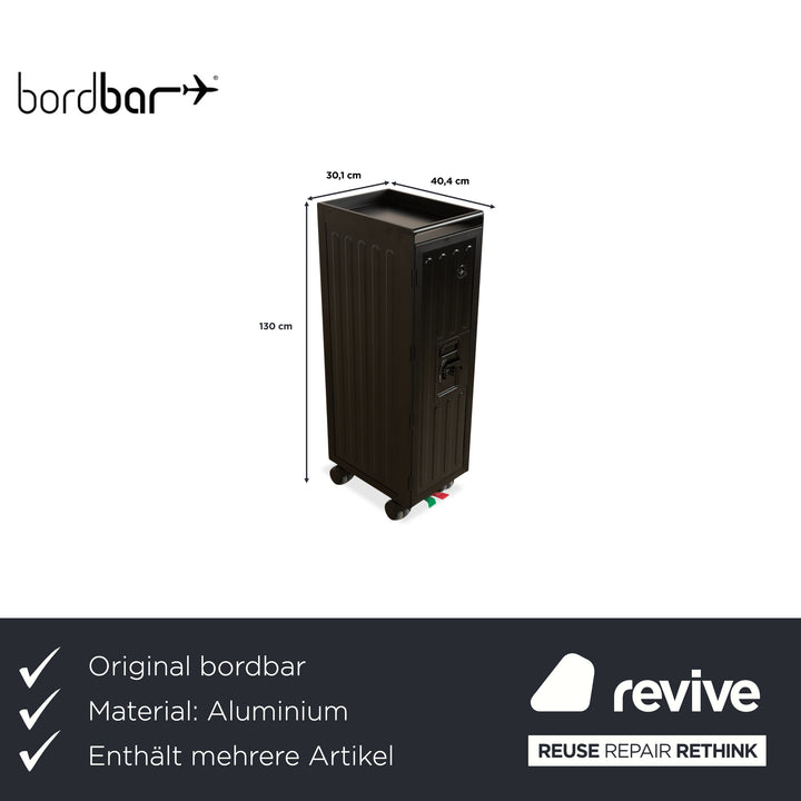 bordbar Lufthansa Ju 52 und voyager Flugzeugtrolley mit Fachboden und Kunststoffschubkasten Silber Grau mit storage neon equipment Rot Schwarz