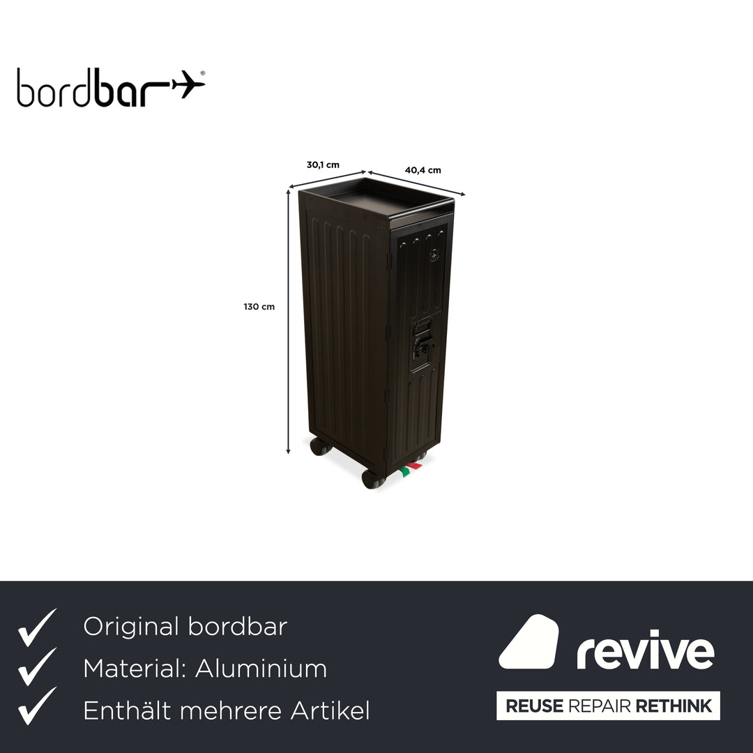 Lufthansa Ju 52 and Voyager aircraft trolley with shelf and plastic drawer, silver grey with storage neon equipment, red black