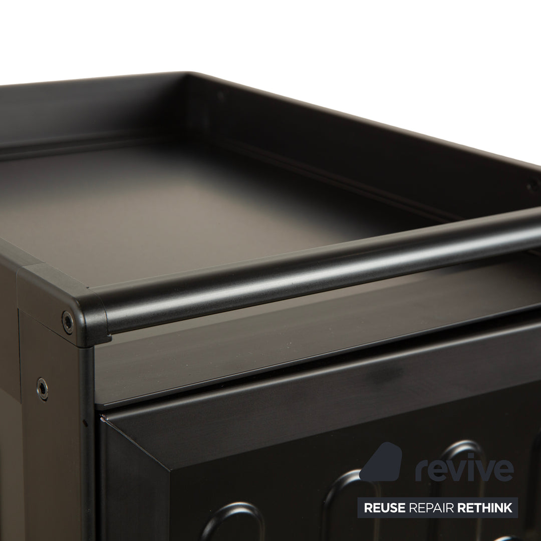 Chariot d'avion Bordbar Voyager Neonblack avec rangement, équipement néon rouge et noir