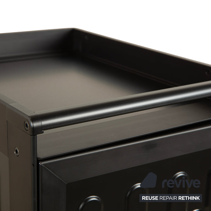 Chariot d'avion Bordbar Voyager Neonblack avec rangement, équipement néon rouge et noir