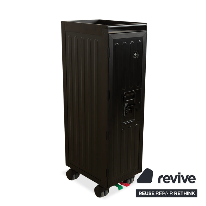 Chariot d'avion Bordbar Voyager Neonblack avec rangement, équipement néon rouge et noir