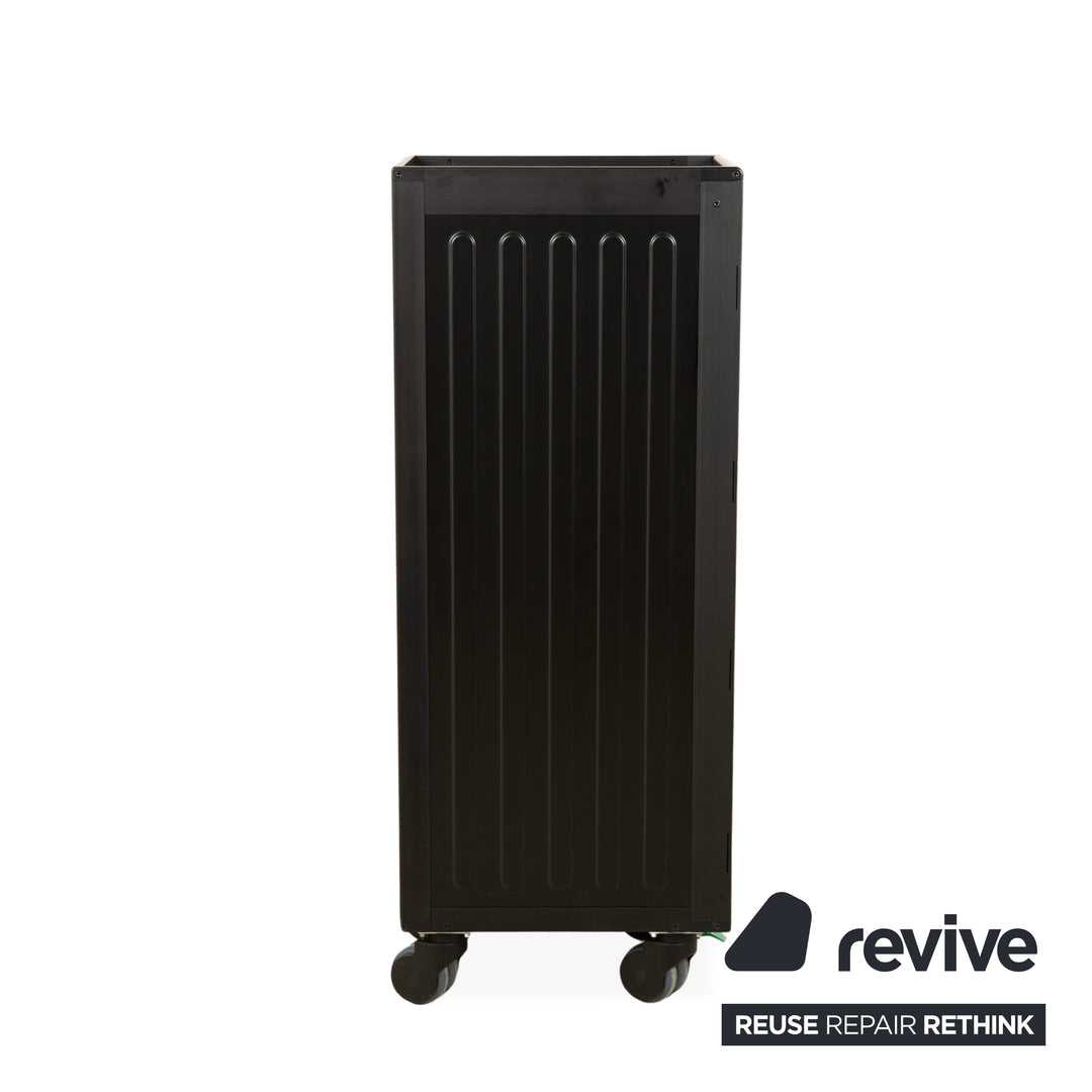 Chariot d'avion Bordbar Voyager Neonblack avec rangement, équipement néon rouge et noir