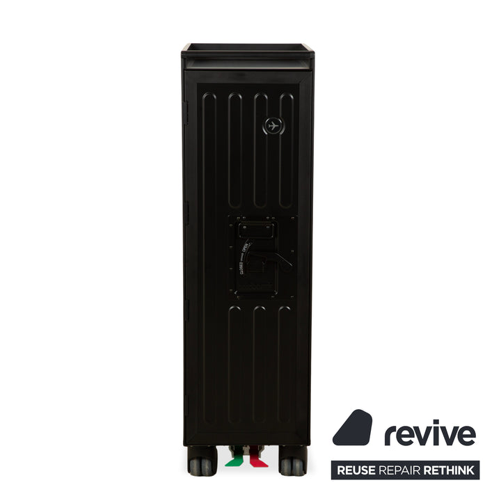 Chariot d'avion Bordbar Voyager Neonblack avec rangement, équipement néon rouge et noir