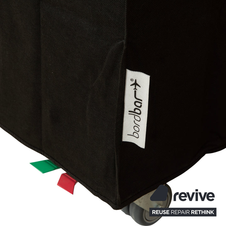 Chariot d'avion Bordbar Voyager Neonblack avec rangement, équipement néon rouge et noir