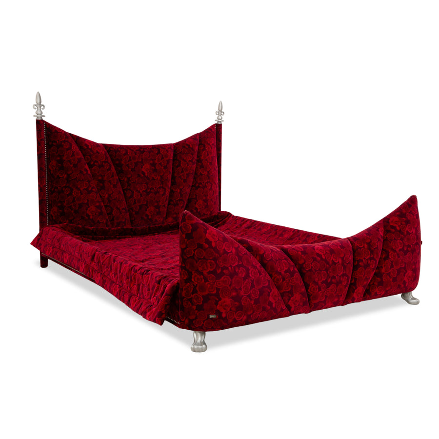 Bretz Ali Baba Stoff Bett Rot 160×200