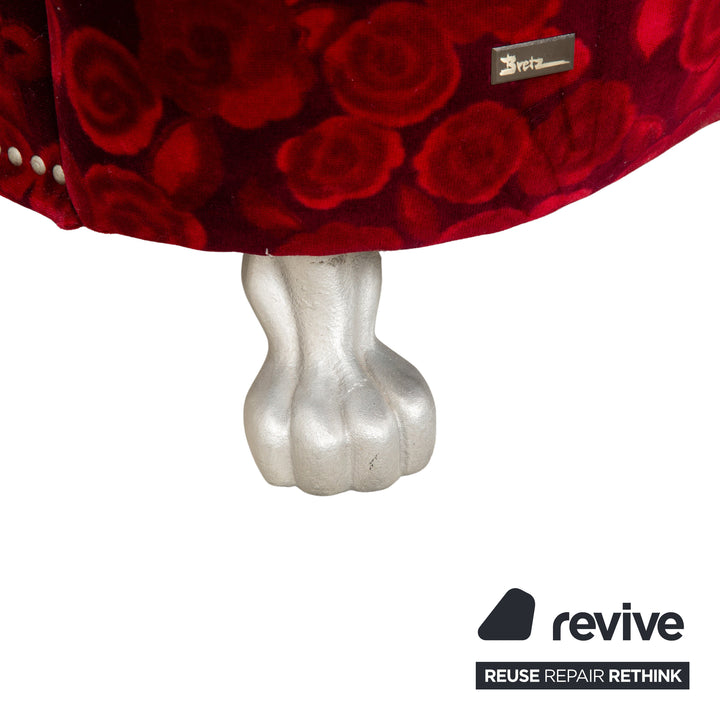 Bretz Ali Baba Stoff Bett Rot 160×200