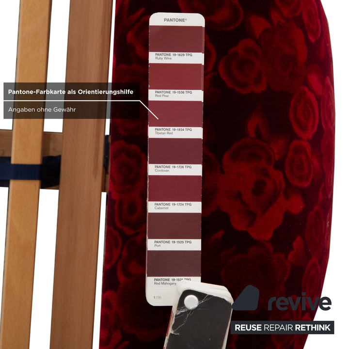 Bretz Ali Baba Stoff Bett Rot 160×200