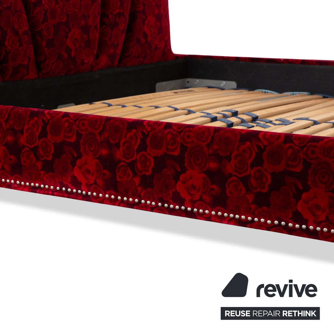 Bretz Ali Baba Stoff Bett Rot 160×200