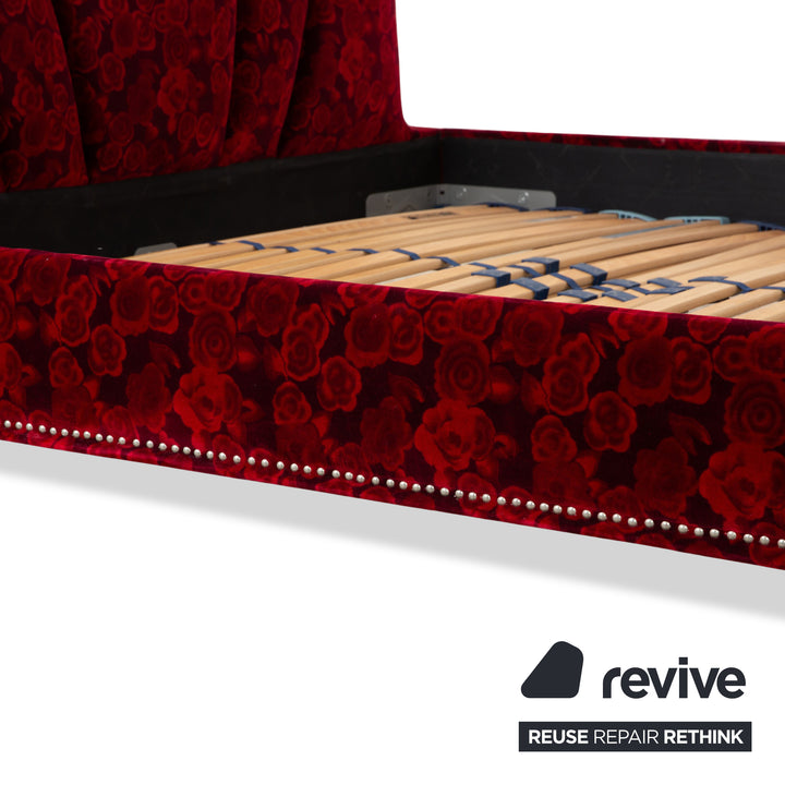 Bretz Ali Baba Stoff Bett Rot 160×200
