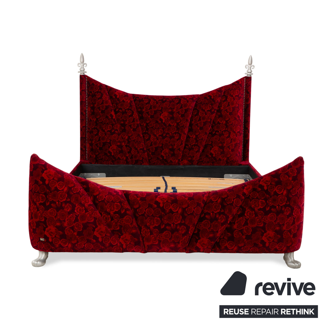 Bretz Ali Baba Stoff Bett Rot 160×200
