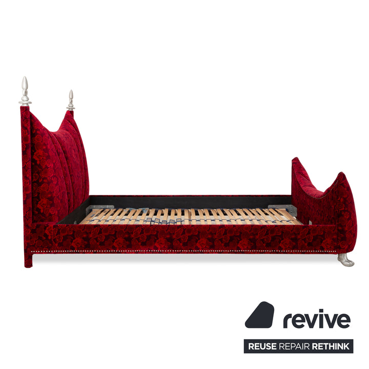 Bretz Ali Baba Stoff Bett Rot 160×200