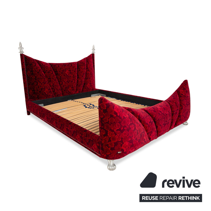 Bretz Ali Baba Stoff Bett Rot 160×200