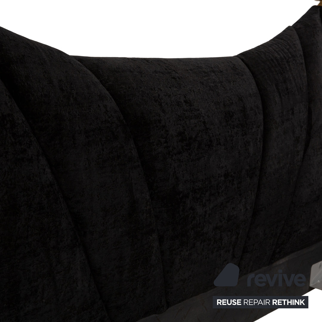 Bretz Ali Baba Stoff Bett Schwarz 200x180 cm