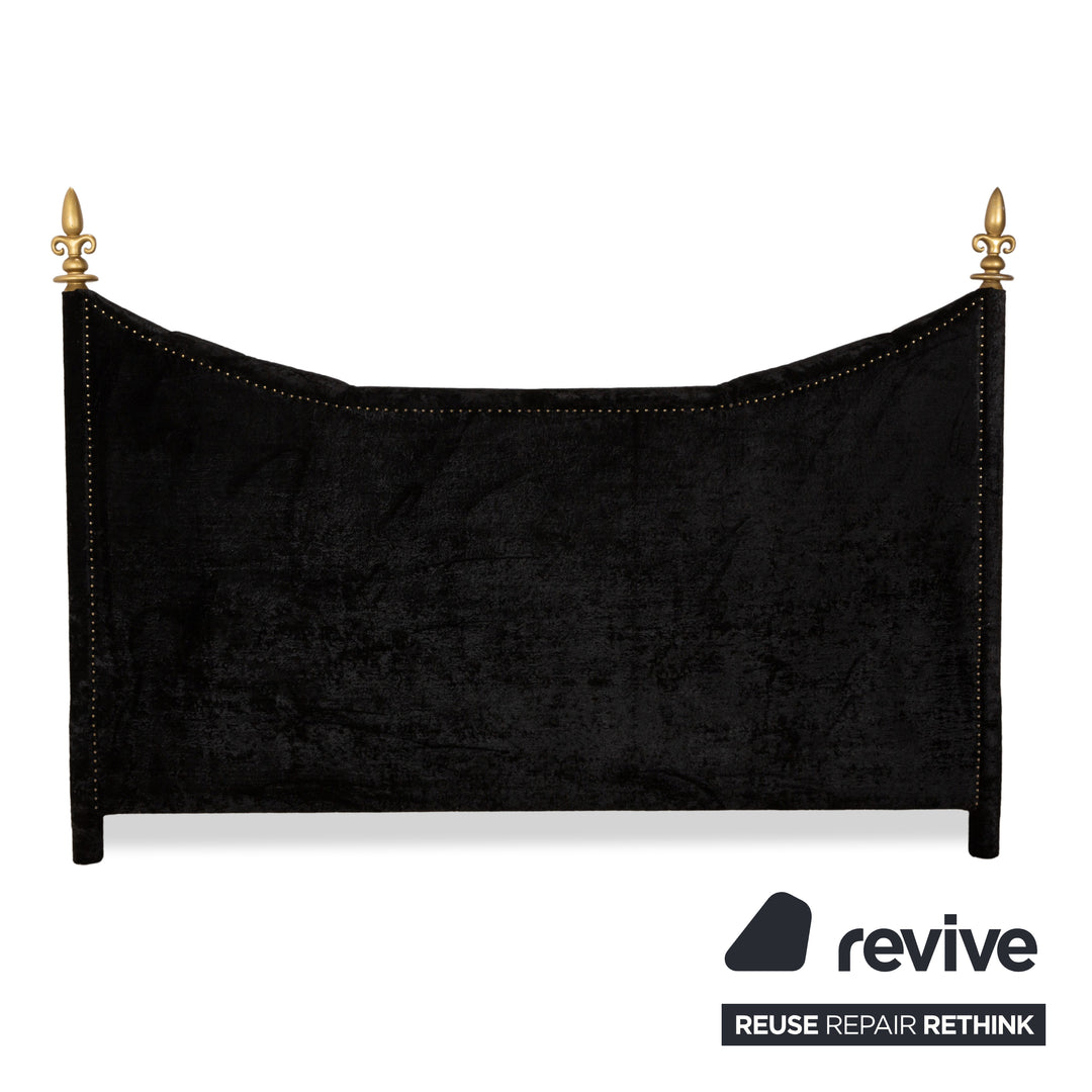 Bretz Ali Baba Stoff Bett Schwarz 200x180 cm