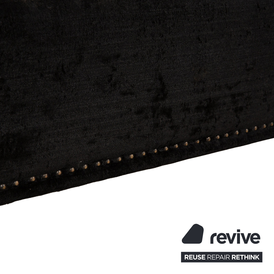 Bretz Ali Baba Stoff Bett Schwarz 200x180 cm