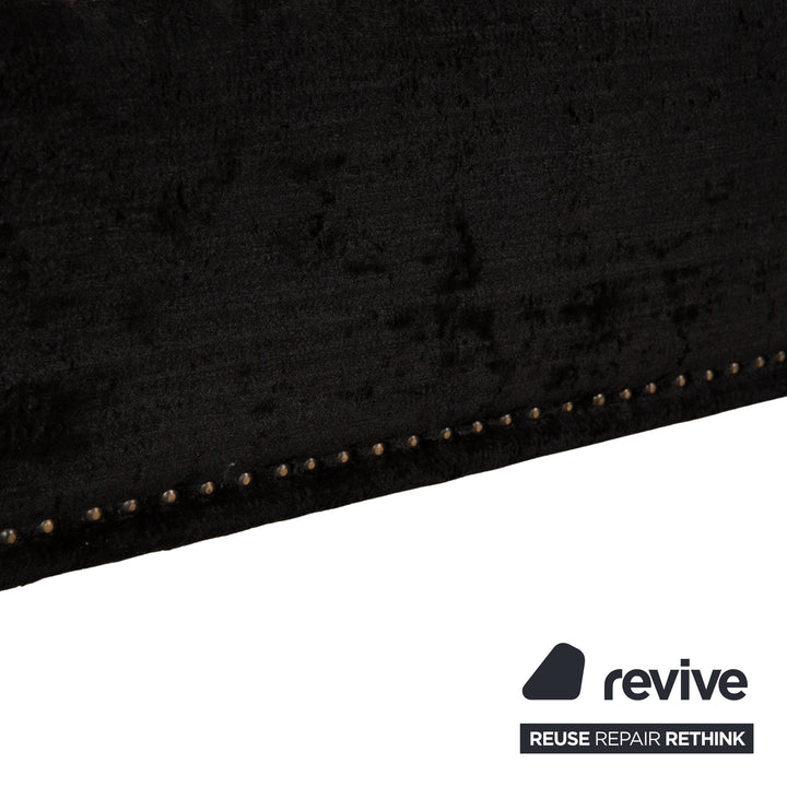 Bretz Ali Baba Stoff Bett Schwarz 200x180 cm