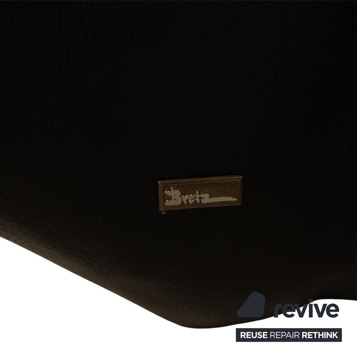 Bretz Cloud 7 Leder Ecksofa Schwarz Sofa Couch