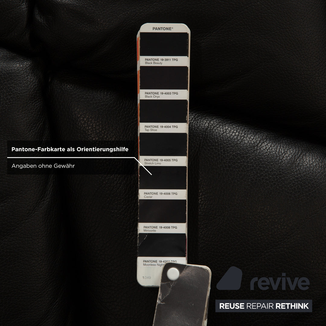 Bretz Cloud 7 Leder Ecksofa Schwarz Sofa Couch