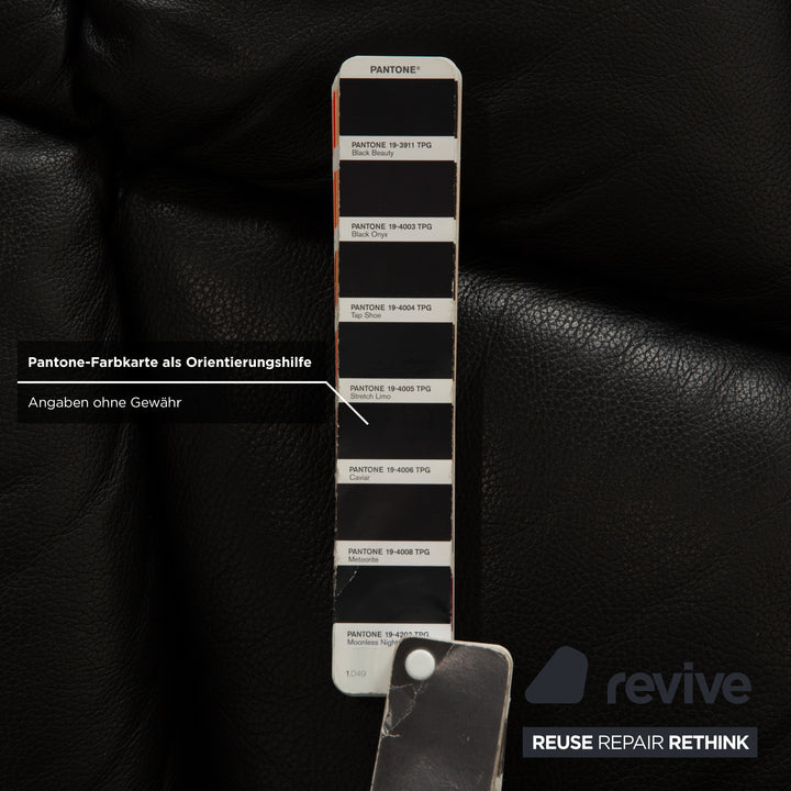 Bretz Cloud 7 Leder Ecksofa Schwarz Sofa Couch