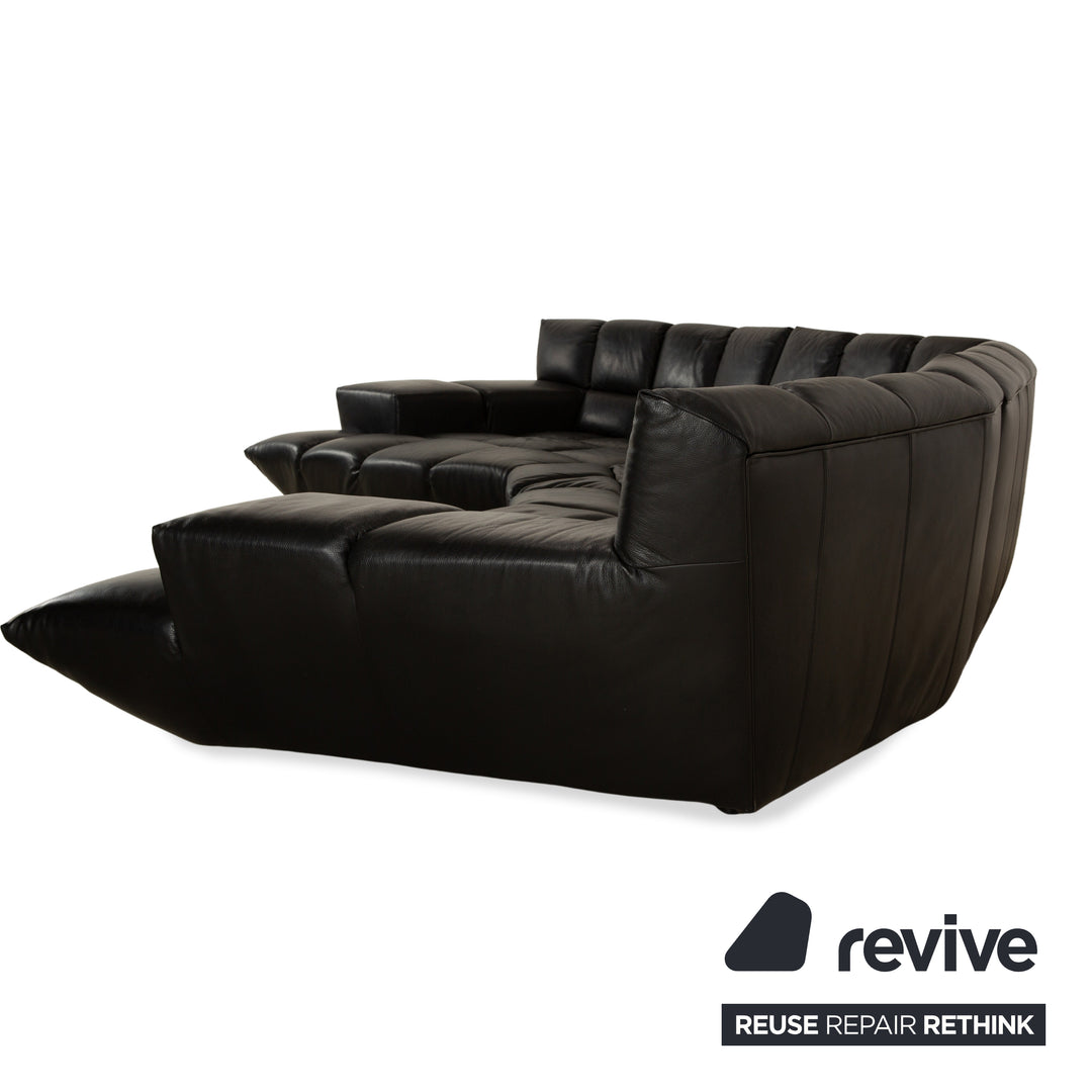 Bretz Cloud 7 Leder Ecksofa Schwarz Sofa Couch
