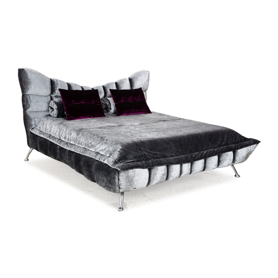 Bretz Cloud 7 Fabric Bed Grey Silver 180x200